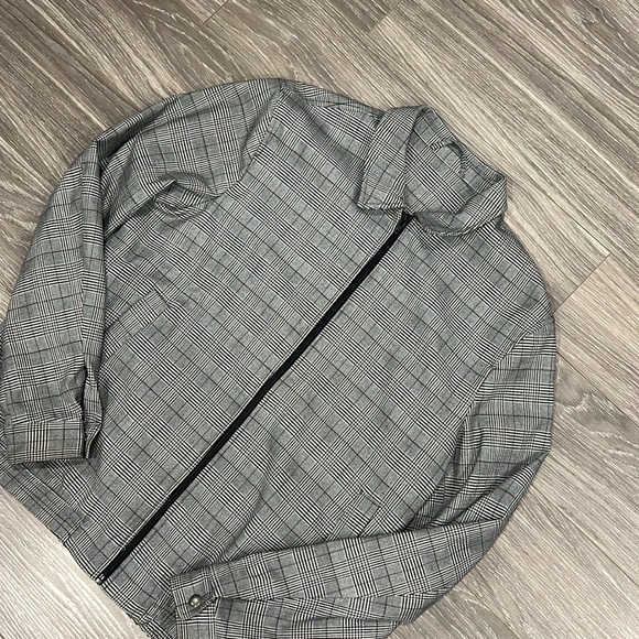 Topman checkered chore coat. Size L. - Picture 2 of 5